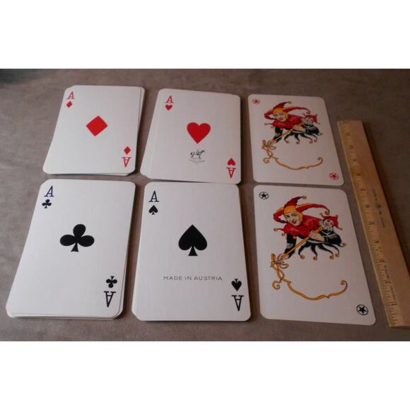 Vintage Kingsbridge Billboards Giant Size Playing Cards Austria Piatnik Vienna - Picture 6 of 12